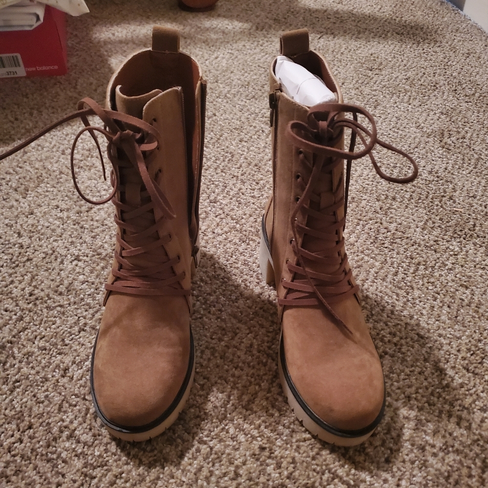 Womens military boots sz 6.5